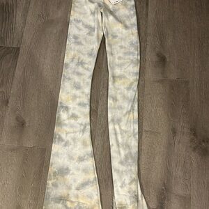 Zara Light Gray Ribbed Pants